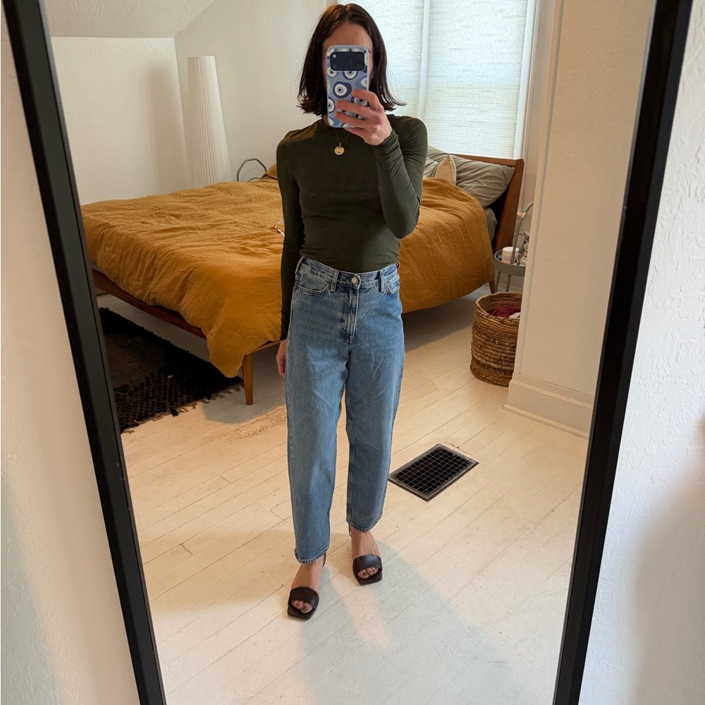 COS Light Blue Arch Jeans